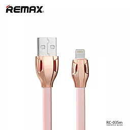 USB Кабель Remax Laser Cobra Lightning Cable Gold Rose (RC-035i) - мініатюра 2