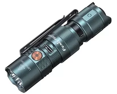 Фонарик аккумуляторный Fenix PD25R (1x16340, 1xCR123A) Black (PD25RSG) - фото 1