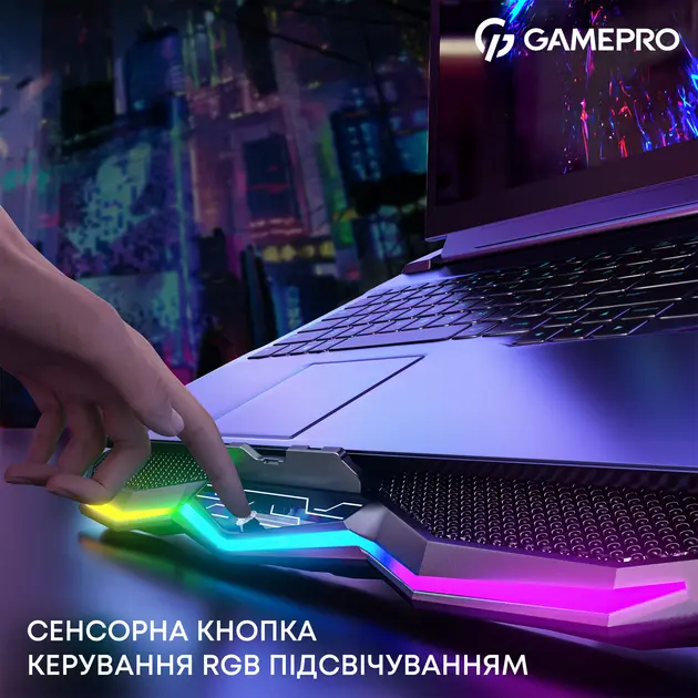 Подставка для ноутбука Gamepro CP660 Black - фото 7