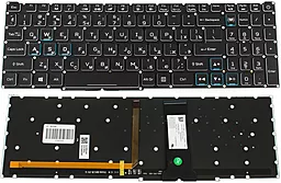 Клавіатура для ноутбуку Acer Nitro AN515-54 з підсвіткою клавіш RGB без рамки Original Black