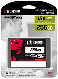 Накопичувач SSD Kingston KC400 256 GB (SKC400S37/256G) - мініатюра 3
