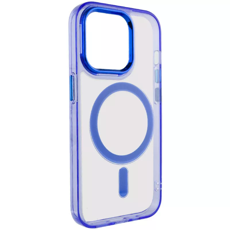 Чехол Epik Iris with MagSafe для Apple iPhone 14 Pro Blue - фото 2