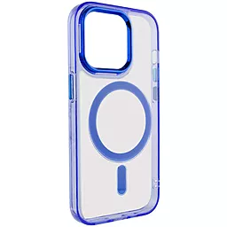 Чехол Epik Iris with MagSafe для Apple iPhone 14 Pro Blue - миниатюра 2