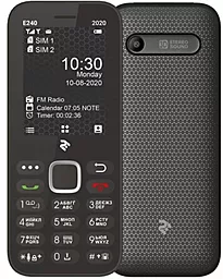 Мобильный телефон 2E E240 2020 DualSIM Black (680576170026)