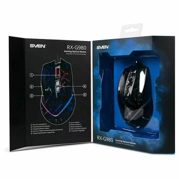 Компьютерная мышка Sven RX-G980 - фото 7