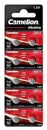Батарейки Camelion AG11 / LR58 / LR721 / 362 Alkaline 10шт. 1.5 V