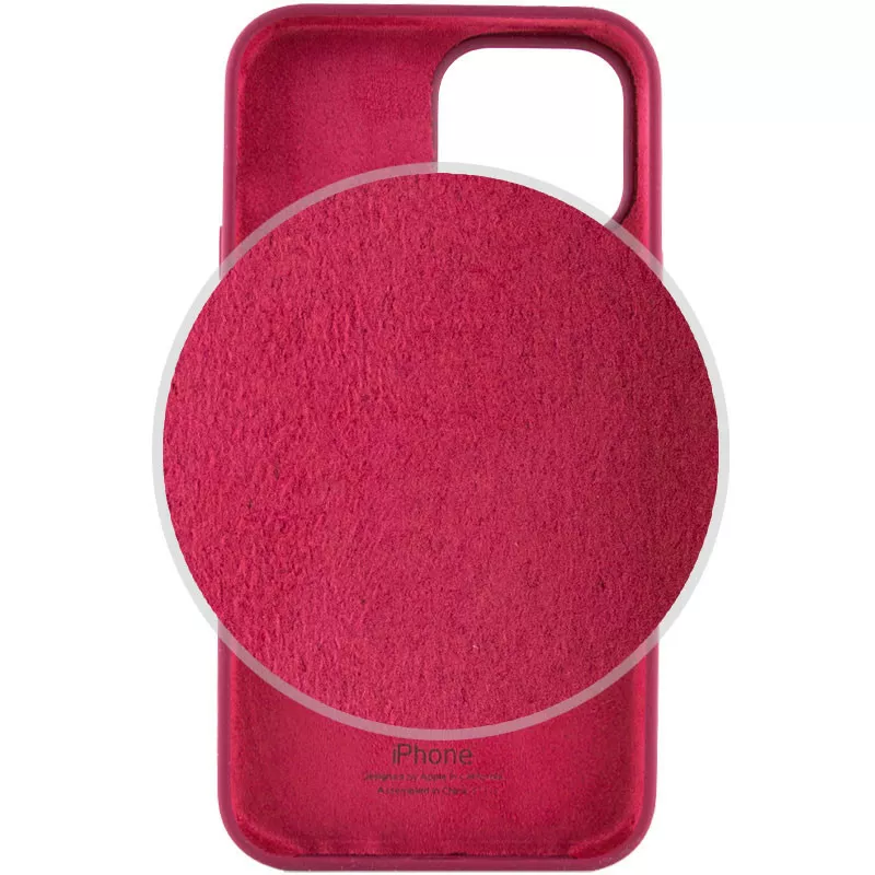 Чехол Silicone Case Full для Apple iPhone 15 Maroon - фото 3