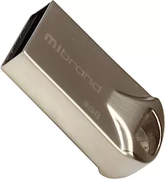 Флешка Mibrand Hawk 8GB USB 2.0 (MI2.0/HA8M1S) Silver - фото Флешка Mibrand Hawk 8GB USB 2.0 (MI2.0/HA8M1S) Silver