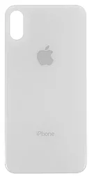 Задняя крышка корпуса Apple iPhone XS (small hole) Original  Silver