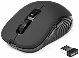 Компьютерная мышка REAL-EL RM-330 Wireless Black (EL123200035)