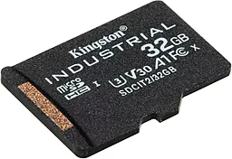 Карта пам'яті Kingston 32 GB microSDHC UHS-I (U3) V30 A1 Industrial (SDCIT2/32GBSP) - мініатюра 2