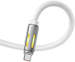 Кабель Hoco U136 USB-A - Type-C 60w 5a 1.2м cable White - мініатюра 2