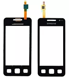 Сенсор (тачскрин) Samsung Star 2 Duos C6712 Black - фото Сенсор (тачскрин) Samsung Star 2 Duos C6712 Black