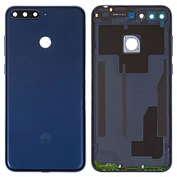 Задня кришка корпусу Huawei Y6 Prime (2018) зі склом камери, Original  Blue