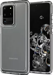 Чехол Spigen Ultra Hybrid Samsung G988 Galaxy S20 Ultra Crystal Clear (ACS00713)