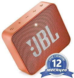 Колонки акустические JBL Go 2 Coral Orange (JBLGO2ORG) - фото Колонки акустические JBL Go 2 Coral Orange (JBLGO2ORG)
