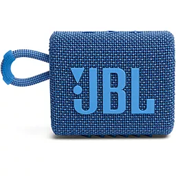 Колонки акустические JBL Go 3 Eco Blue (JBLGO3ECOBLU) - фото Колонки акустические JBL Go 3 Eco Blue (JBLGO3ECOBLU)