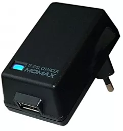 Мережевий зарядний пристрій Momax 1a USB-A travel charger black (UTC0501000EU)