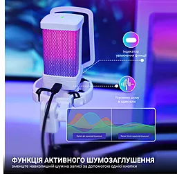 Мікрофон Fifine Q6TW  White - мініатюра 6