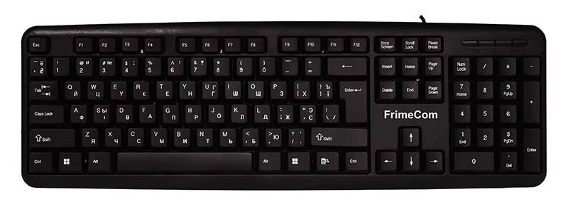 Клавіатура FrimeCom K11 USB Black - фото 1