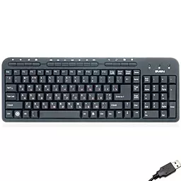 Клавіатура Sven 309M Standard Black - фото Клавіатура Sven 309M Standard Black