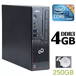 Комп'ютер Fujitsu Esprimo C710 /SFF/Intel Core i3-3220/ОЗУ 4GB/HDD 250 GB/без приводу DVD/Б/У