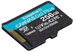 Карта памяти Kingston microSDXC 256GB Canvas Go Plus Class 10 UHS-I U3 V30 A2 (SDCG3/256GBSP) - миниатюра 2