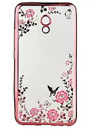 Чехол BeCover Flowers Series Meizu MX6 Pink (701308)