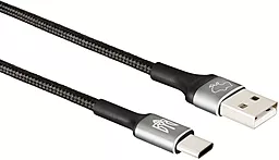 Кабель USB Gelius GP-UCN002C Strong Ukraine 15W 3A 1.2M USB Type-C Cable Black - миниатюра 3