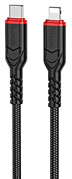 Кабель Hoco X59 Victory USB Type-C - Lightning 20w 3a 3м PD cable Black