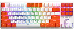 Клавиатура HATOR Rockfall 2 Mecha Signature Edition White/White/Orange (HTK-521-WWO)