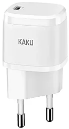 Сетевое зарядное устройство iKaku 20w PD USB-C fast charger white (KSC-597-LECHONG)