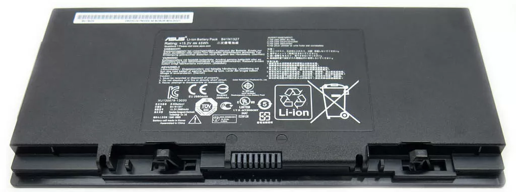 Аккумулятор для ноутбука Asus B41N1327 / 15.2V 2200mAh / NB431175 PowerPlant  Black - фото 1