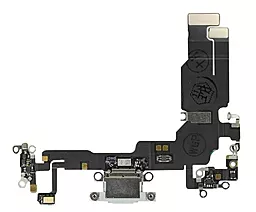 Нижний шлейф Apple iPhone 15 c разъемом зарядки, с микрофоном Original Green - фото Нижний шлейф Apple iPhone 15 c разъемом зарядки, с микрофоном Original Green