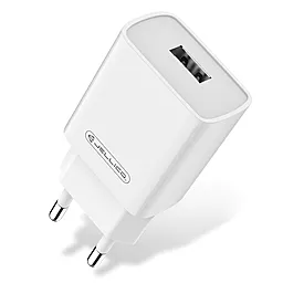 Мережевий зарядний пристрій з швидкою зарядкою Jellico AQC33/AQC34 1 USB 3A QC3.0 + micro USB cable white