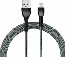 Кабель USB ColorWay 3A micro USB Cable Grey (CW-CBUM041-GR)