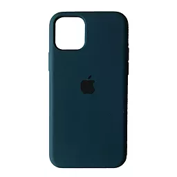 Чехол Silicone Case Full for Apple iPhone 11 Abyss Blue