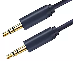 Аудіо кабель CABLETIME Audio AUX mini Jack 3.5 mm M/M 3 pin cable 1 м black (CF15H)