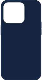 Чехол MAKE Silicone для Apple iPhone 15 Pro  Navy Blue (MCL-AI15PNB)