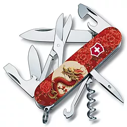 Мультитул Victorinox Climber Zodiac (1.3703_Z3250p) Китайский красный дракон