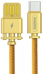 Кабель Remax Dominator USB-A - Type-C 12w 2.4a 1м cable Gold (RC-064a)