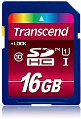 Карта памяти Transcend SDHC 16GB Premium 400X Class 10 UHS-I U1 (TS16GSDU1)