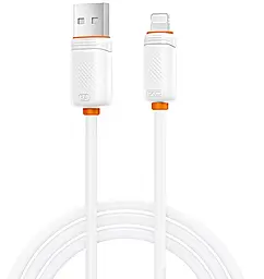 Кабель XO NB302 Shishishun Series USB-A - Lightning 12w 3a 1м cable White - фото Кабель XO NB302 Shishishun Series USB-A - Lightning 12w 3a 1м cable White