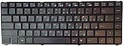 Клавіатура для ноутбуку Asus U20 UL20; Eee PC 1201 1215 1225 з рамкою 04GOA2H2KRU00 чорна