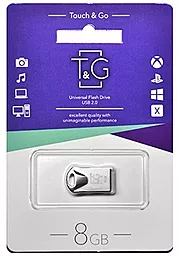 Флешка T&G 8GB 106 Metal Series Silver (TG106-8G)