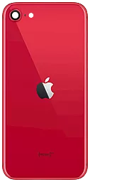 Задняя крышка корпуса Apple iPhone SE 2020 / SE 2022 со стеклом камеры Original Red