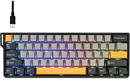 Клавиатура Aula WIN60 HE Max Magnetic Switch Black/Gray/Yellow (6978080504036) - фото Клавиатура Aula WIN60 HE Max Magnetic Switch Black/Gray/Yellow (6978080504036)