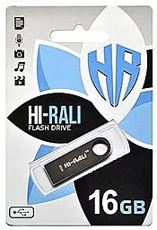 Флешка Hi-Rali Shuttle 16GB USB 2.0 (HI-16GBSHBK) Black - фото Флешка Hi-Rali Shuttle 16GB USB 2.0 (HI-16GBSHBK) Black