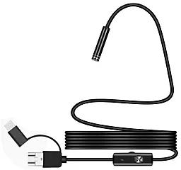 Эндоскоп EasyLife Y102 3-in-1 Type-C/micro USB/PC 7mm 1m - фото Эндоскоп EasyLife Y102 3-in-1 Type-C/micro USB/PC 7mm 1m