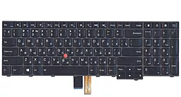 Клавиатура для ноутбука Lenovo ThinkPad Edge E531 E540 с подсветкой Light с указателем Point Stick Frame черная-серая - миниатюра 2
